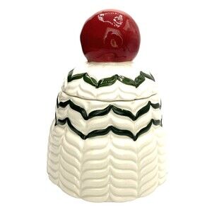Christmas theme candy jar or candle holder